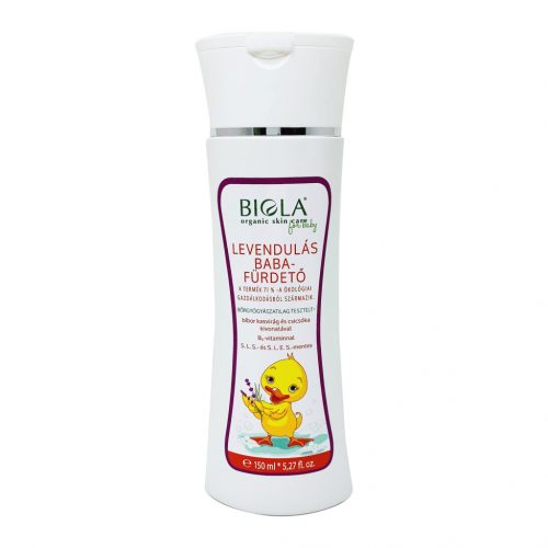 Biola bio levendulás babafürdető 150 ml