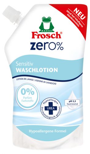 Frosch zero % folyékony szappan utántöltő ureával 500 ml