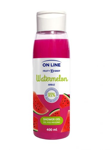 On Line tusfürdő fruity shot görögdinnye 400 ml