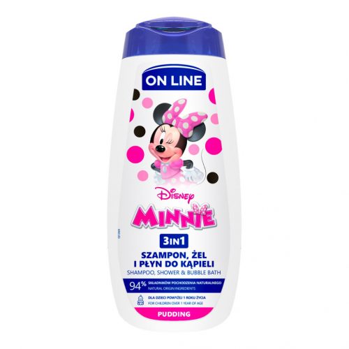 On Line tusfürdő és sampon 3in1 minnie 400 ml