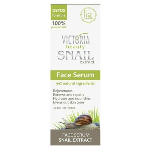 VICTORIA SNAIL Szérum Intenzív Öregedésgátló,Csiganyál&; Aloe kivonat+Uborka 30ml