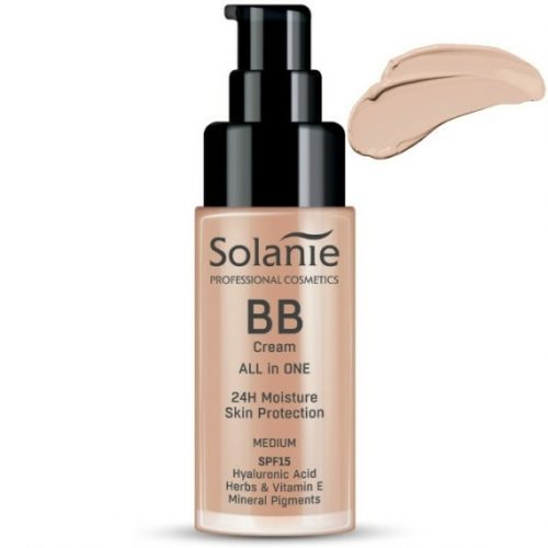 Solanie BB krém Hialuronsavval és Fényvédővel SPF15 –; Médium 30ml