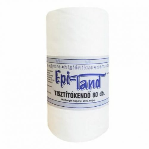 EPI-LAND Tisztitókendő 18×;30 s.kék 80 lap/cs